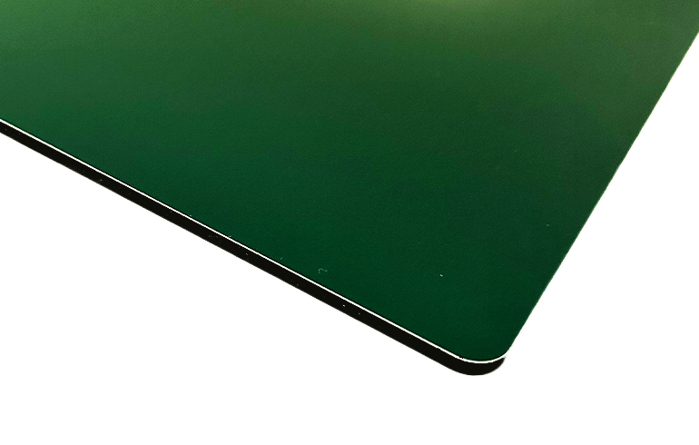 Billede af ALUPANEL®, Alu-sandwichplade, Grøn, Blank/Mat, 1500mm x 3050mm x 3,0 mm